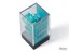 Translucent Teal/white 7ct Polyhedral Dice Set - CHX23085